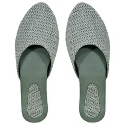 altek Women's & Girl's TPR Sole Soft and Comfortable Stylish Mules | Flat Sandal And Flat Bellies (13122) image 3