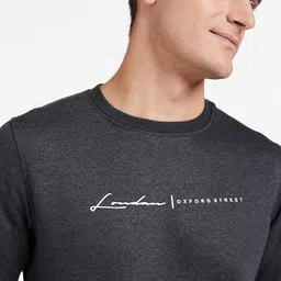 qube by fort collins Men's Cotton Crew Neck Sweatshirt image 4