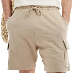 gyrfalcon Solid, Regular Fit, Knee Length, Casual, Cotton Blend Cargo Shorts for Men(Pack of 1) image 1