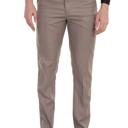 the turquoise turtle Men's Stretchable Solid Plain Formal Trousers – Regular Fit Stylish Pants for Office & Party, Fashionable Dress Trousers for Men image 2