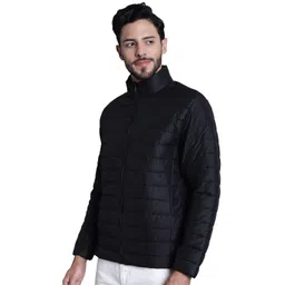 cantabil Solid Full Sleeves Mock Collar Regular Fit Full Zipper Men Casual Jacket | Casual Winter Jackets for Men | Mens Jackets for Winter Wear (P_MJKT00147) image 3