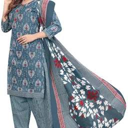 rajnandini Women Cotton Printed Ready to Wear Patiala Salwar Suit image 3