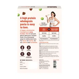 millé: a supergrain co. Mille High Protein Fusilli Pasta | Gluten Free| 1.8X Plant Protein | No Maida | 250Gms image 3