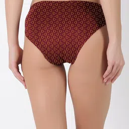 hap Women 100% Cotton Printed Panty/Dark Color (Pack of 10) image 4