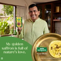 Tata Sampann Golden Saffron, 1g, Natural Aroma & Colour, Pure Kesar, ISO 3632 Tested image 2