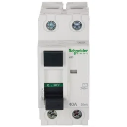 Schneider Electric PVC Acti 9 40-Ampere 2-Pole 30Ma Rccb (Polycarbonate, White), Standard SC-TP-RRCB40 image 1