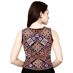 tavan Women's Embroiderd Ethnic Shrug or Jacket RL96 and Special Embroidered Cotton Koti/Jacket/Waist Coat for Women image 2