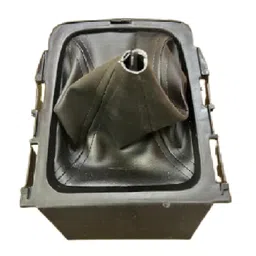 stycaro STYCARO-Car Accessories Black Pu Leather Gear Lever Cover Boot Compatible/Replacement with Maruti Vitara Brezza (2016 to 2019) Year Model image 1