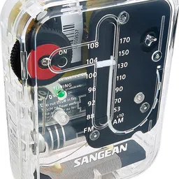 Sangean SR-32CL AM/FM Pocket Analog Radio (Clear), Small image 5