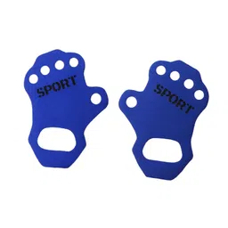 MERISHOPP Workout Gloves Hand Grips Weightlifting Grip Pads for Men Women Deadlift S Blue image 1