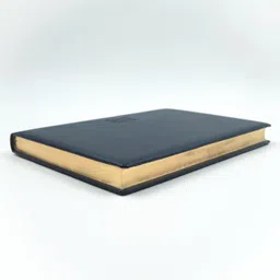 Mahavir Premium Diary 2025 | A4 Size | One-Day-to-a-Page New Year Diary | 424 pages | Natural Shade Paper | PU (Faux Leather) Cover Material | (Blue) image 3