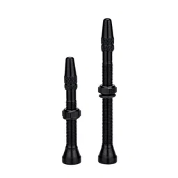 CALANDIS 2xTubeless Presta Valve Stem Rim Extension Valve Core Aluminum Alloy Durable Black 40mm | Tires image 4