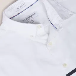 u.s. polo assn. Men's Striped Regular Fit Shirts image 3