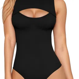 X-Night Women Sleeveless Turtle Neck Bodysuit Leotard – Comfortable Fit – Performance Wear - Dance Class Essential – Ballet Swimsuit Bodysuit image 1