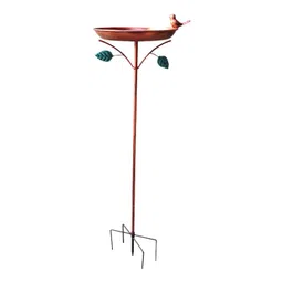 ATORSE™ Garden Bird Bath Birdbath with 5 Prongs Base Stake for Outside Backyard Lawn|Home & Garden | Yard, Garden & Outdoor Living | Bird & Wildlife Accessories | Birdbaths image 2