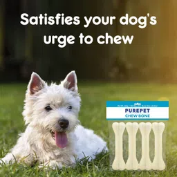 PUREPET Dog Treat Chew Bones,12.7Cm 260G Pack of 4 Bones, All Life Stages image 3
