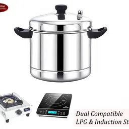 Prithi Home's and Kitchen 24 Cavity 6 Plate Idli Cooker, 24 Idli Maker Stainless Steel Idli Maker 24 Cavity Stainless Steel Idly Pot (6 Plate 24 Idli) - OCM Model image 4