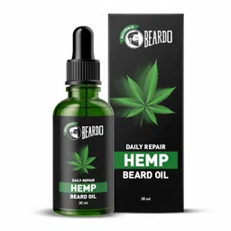 Beardo Beard Oil for Men, 30 ml | Daily Repair Hemp Beard Oil for Healthy Beard | Non-Sticky, Light; Hemp Seed Oil for Shiny Nourished Beards | Promotes Beard Growth image 1