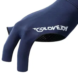 LOOM TREE® Open 3 Fingers Glove Billiards Gloves Left Hand Playing Mitts Snooker Gloves Blue | Fitness Running & Yoga | Strength Training | Gloves Straps & Hooks image 2