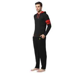 mack jonney Men's Cotton Solid Night Suit Pajama Set image 2