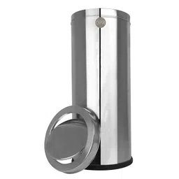 OPR Stainless Steel Swing Dust Bin With Lid, Garbage Bin For Washroom, Home, Kitchen, Bathroom And Offices(Big Size) - (12 X 28 In. - 60 Liter) image 4