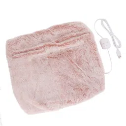 AYNEFY Double Sided Electric Foot Warmer, Machine Washable Electric Foot Warmer Overheat Protection Short Circuit Protection for Home image 5