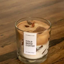 THE UMBRELLA STORE Cold Brew Coffee Scented Candle - Soy Wax As Ice Cubes - Coffee, Chocolate And Vanilla (7.1 X 7 Cm) image 2