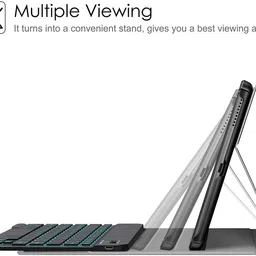 ProElite Keyboard case for OnePlus Pad Go 11.35 inch, Magnetic Detachable Wireless Bluetooth Keyboard Built-in 7-Colors Backlit, Black (Will NOT FIT OnePlus Pad 11.61) image 3