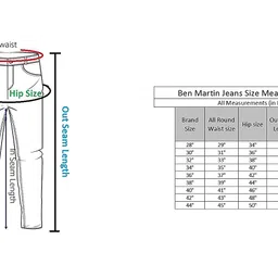 ben martin Men's Slim Fit Mid Rise Jeans image 4