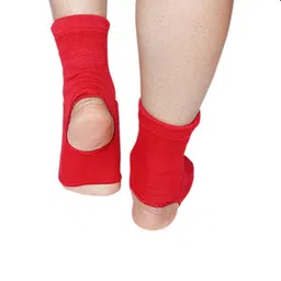 calandis CALANDIS™ Muay Thai Ankle Support Wraps Ankle Protector for Sparring Grappling Kicking Red S | Elbow, Knee & Ankle Guards | Protective Gear | Boxing, Martial Arts & MMA image 2