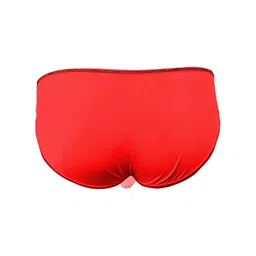 flirty touch Men's White Thong Underwear with Contrast Trim image 4