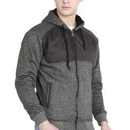fanideaz Men’s Full Sleeve Cotton Fleece Zip Hoodie With Side Pockets image 3