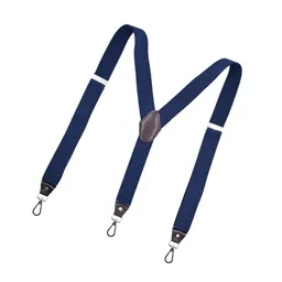 loom tree Fashion Men's Suspenders Pants Adjustable Unisex Adjustable Y Back Blue image 4