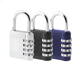 Oblivion Number Lock Set of 3 – Multicolour 4-Digit Number Combination Anti-Theft Metal Lock for Travel Bag, Luggage, Door, Tool Box, Resettable PIN Number Padlock (Initial Password 0-0-0-0) image 1