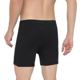 crystal Men's Underwear Super Combed Cotton Rib Solid Silver Trunks with Super Soft Waistband | Pack of 3| Assorted image 3