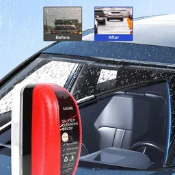 Veneur Store Car Glass Oil Film Remover|Automotive Oil Film Cleaning Brush | Car Glass Remover | Oil Film Cleaning Brush | Glass Remover | image 2