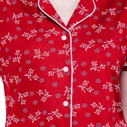 allure blue Women TOP & Pyjama Night Suit Set image 4