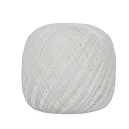 hunny- bunch HUNNY- BUNCH® Premium Anchor Mercerised Knitting Crochet Cotton Thread Yarn Balls for Knitting, Weaving, Embroidery, DIY and Craft Making (Art. 4057) 50G - Pack of 1 (White) image 2
