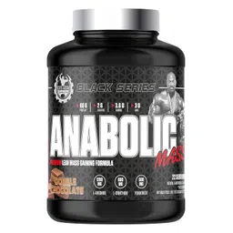 Dexter Jackson Black Series Anabolic | Premium Lean Mass Gainer | Double Chocolate Flavor | 22 Serving, 6Lbs image 1