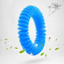 leevme Eva Mosquito Repellent Bracelets for 20 Days Use Waterproof, Resealable, DEET Free and Natural Mosquito Repellent Wrist Bands for Indoor and Outdoor_ Pack of 2 image 2