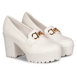 commander shoes High Heel Pull On Belly Shoe for Women and Girl (848) image 4