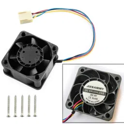 vip gadgets PWM Cooling Fan for NVIDIA Jetson Nano Developer Kit DC 5V Strong Cooling Air Fan 40mm x 40mm x 20mm with Speed adjust 4 PIN Reverse-Proof Connector (40mmX40mmX20mm) image 1