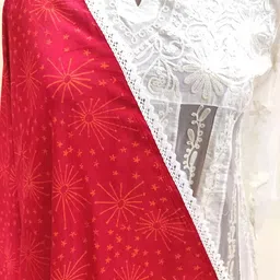 Mezin Cotton Crossiya Snake Gpo Lace Border for Dress, Kurtis, Dupatta, Bag, Craft and Decorations(45 Mtr) image 4