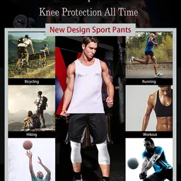 unlimit Basketball Compression Pants with Pads, White 3/4 Capri Compression Pants Padded, Basketball Tights Leggings for Men Women Boys Girls, Youth Knee Pads for Basketball Softball Volleyball Soccer (M) image 4