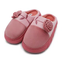 vritraz Unisex Adult Comfort Closed Toe Warm Fur Home Clogs Indoor Slipper for Women image 2