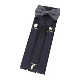 myaddiction Mens Suspenders Bowtie Set Y Shape Adjustable Braces for Jeans Cosplay Party image 3