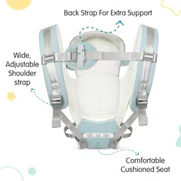 1st Step 4 in 1 Baby Carrier (Green) image 5