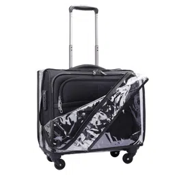 the clownfish Waterproof Dust Proof Transparent Suitcase Luggage Trolley Bag Protective Cover with Zipper Suitable for 17 inch Suitcase Trolley and overnighter image 2