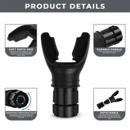 Whixant Breathing Trainer, Portable Lung Trainer, Breathing Resistance Trainer for Oral and Muscular Exercise, Daily Fitness Training, Easy-to-Clean Design image 2