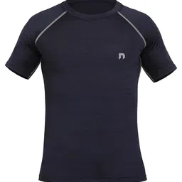 never lose Men's Nylon Compression Half Sleeve T-Shirt Top image 1